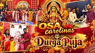 Durga Puja from America !! Indian family vlog