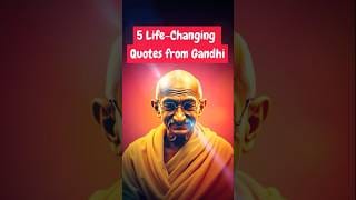 5 Powerful Gandhi Quotes That Will Change Your Life Forever Inspiration for Peace Strength #shorts