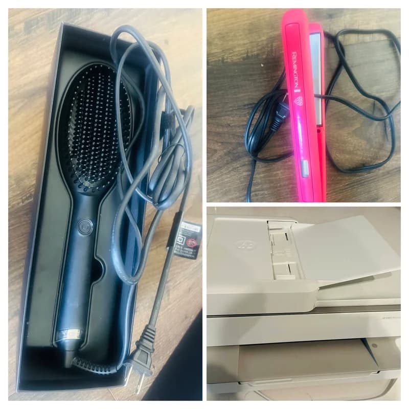 Move out Sale- HP Envy Pro Printer, Hair straightners