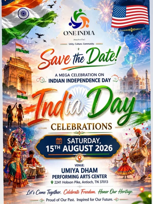 INDIA DAY CELEBRATIONS 2026