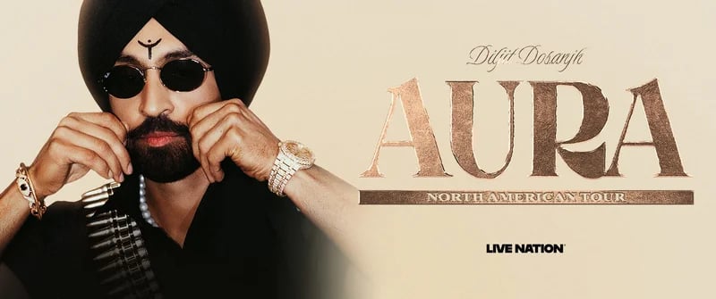 Diljit Dosanjh – Aura World Tour 2026 concert in Nashville