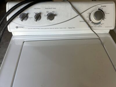 ***Reduced*** Maytag washer dryer set + hose