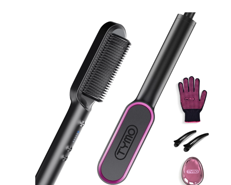Tymo Ring Straightening Comb Black